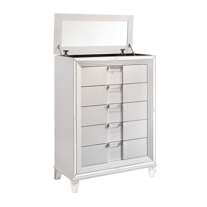 Twenty Nine - 5-Drawer Flip-Top Chest - Stylish Home Furniture