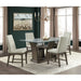 Dapper - 5 Piece Rectangular Standard Height Dining Set Table & Four Chairs - Walnut - Stylish Home Furniture