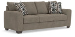 Triston-Peaks - Queen Sofa Sleeper - Suede - Stylish Home Furniture
