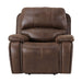 Atlantis - Power Motion Recliner With Power Head Recliner - Heritage Brown - Stylish Home Furniture