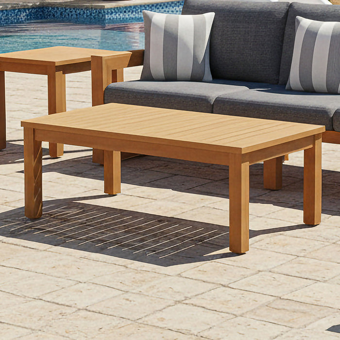 Bristol - Bay Slatted Wood Table - Stylish Home Furniture