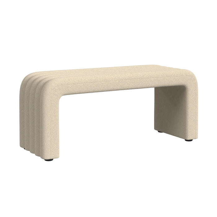 Seqouia - Bench With 2 Stools - Cream - Stylish Home Furniture
