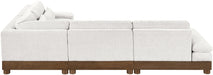 Turin - Chenille Fabric Upholstered Modular Sectional - Cream - Stylish Home Furniture