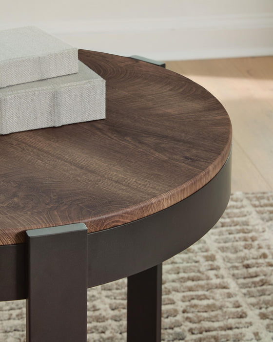Horizon Hills - Occasional Table Set (Set of 3) - Brown / Black - Stylish Home Furniture