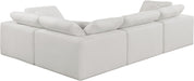 Comfy - 4 Piece Linen Fabric Modular Sectional - Stylish Home Furniture