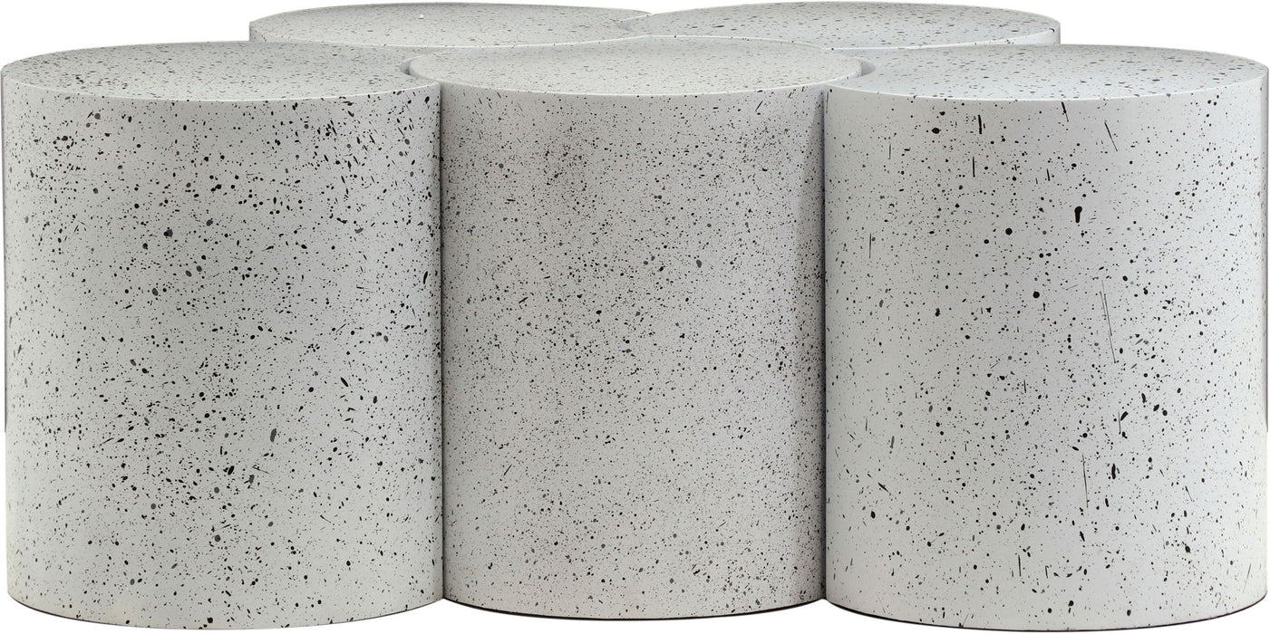 Dimple - 5 Piece Modular Coffee Table - Terazzo Finish