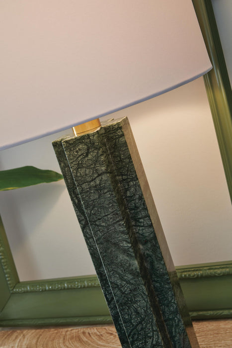 Keegan - Marble Table Lamp - Green - Stylish Home Furniture