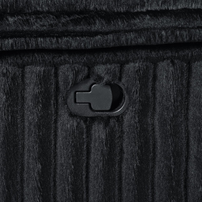 U112 - Corduroy Motion Chair - Black