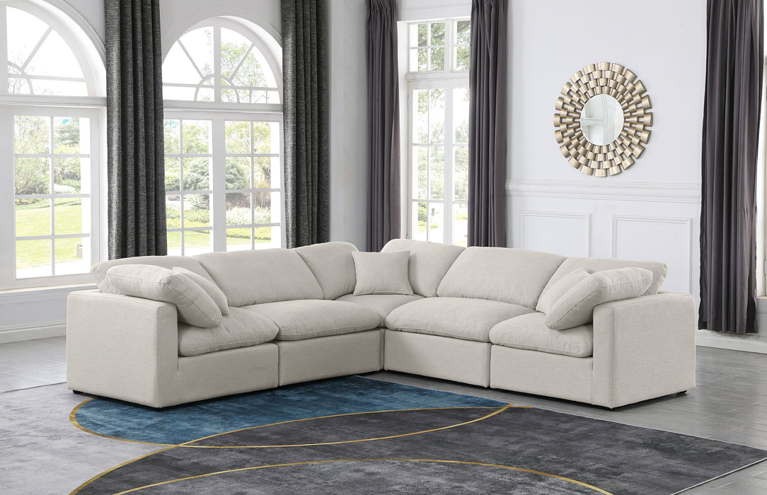 Indulge - Linen 5 Piece Modular Corner Sectional - Stylish Home Furniture