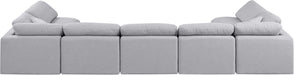 Indulge - Linen 7 Piece Modular U-Shaped Sectional - Stylish Home Furniture