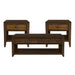 Phillipe - 3 Piece Occasional Table Set (Coffee Table & Two End Table) - Cherry - Stylish Home Furniture