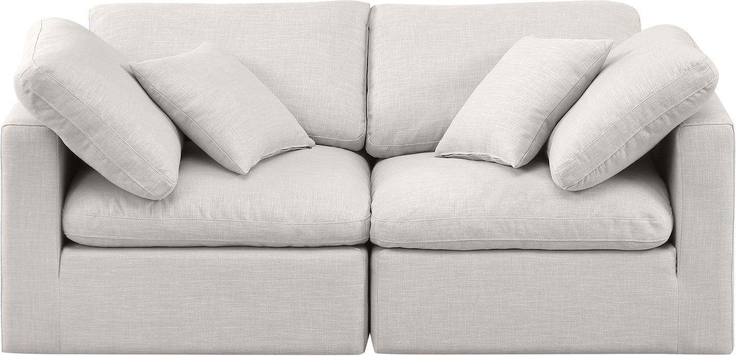 Indulge - Linen 2 Seat Modular Sofa