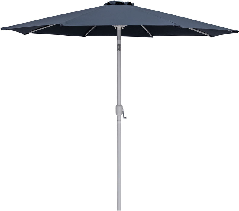 Fiji - Aluminum Patio Umbrella With Round Black And White Base