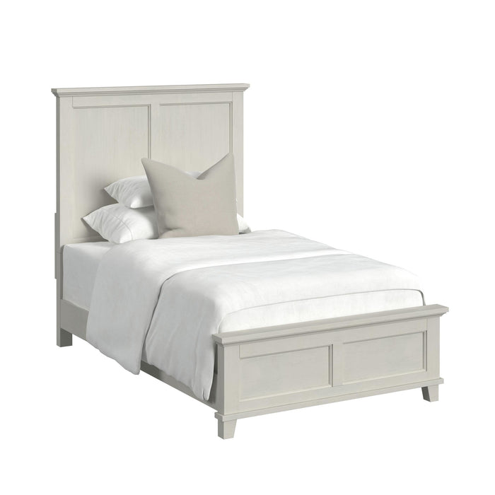 Canterbury - Twin Panel 5 Piece Bedroom Set - Ivory - Stylish Home Furniture