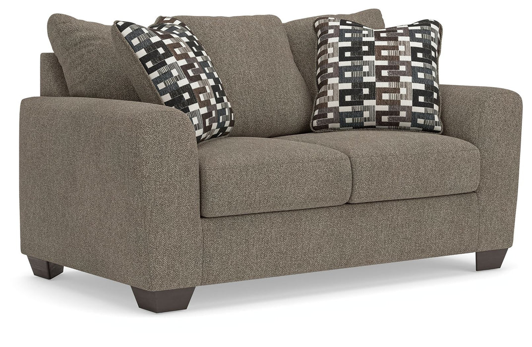Triston-Peaks - Loveseat - Suede - Stylish Home Furniture