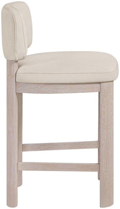 Paloma - Faux Leather Upholstered Counter Stool (Set of 2)