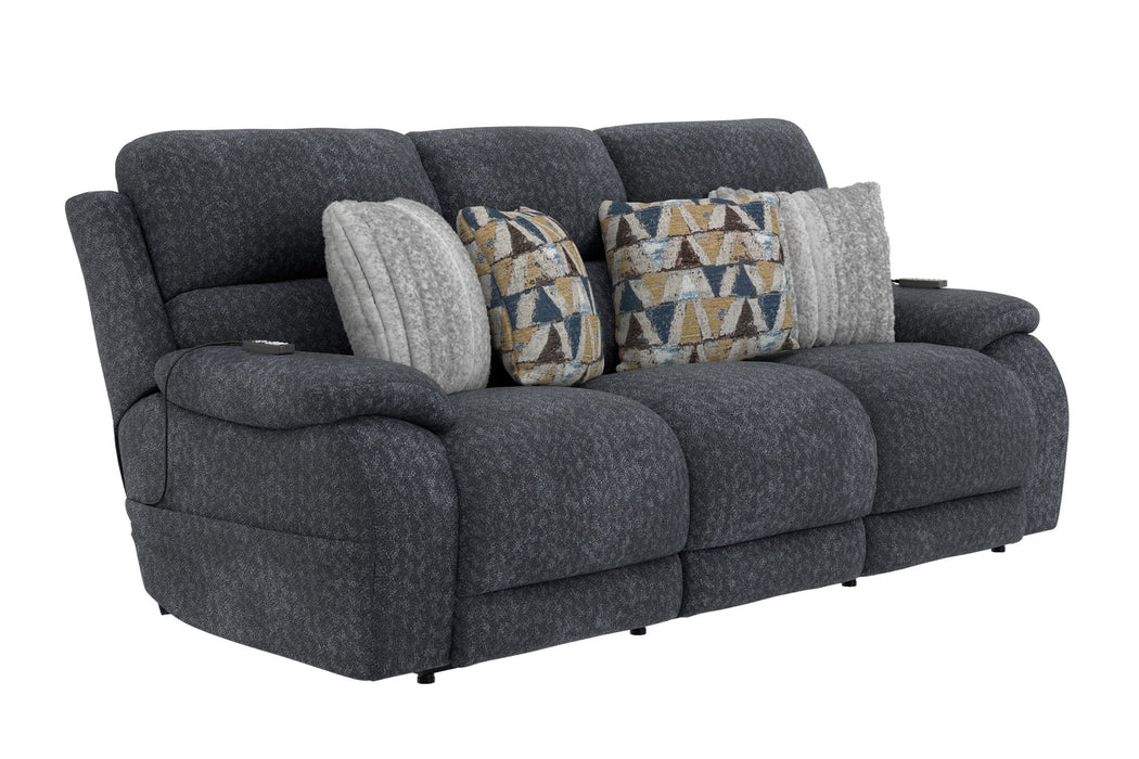 Joya - Power Headrest Power LayFlat Reclining Sofa With CR3 Heat/Massage/Lumbar/ZG - Stylish Home Furniture