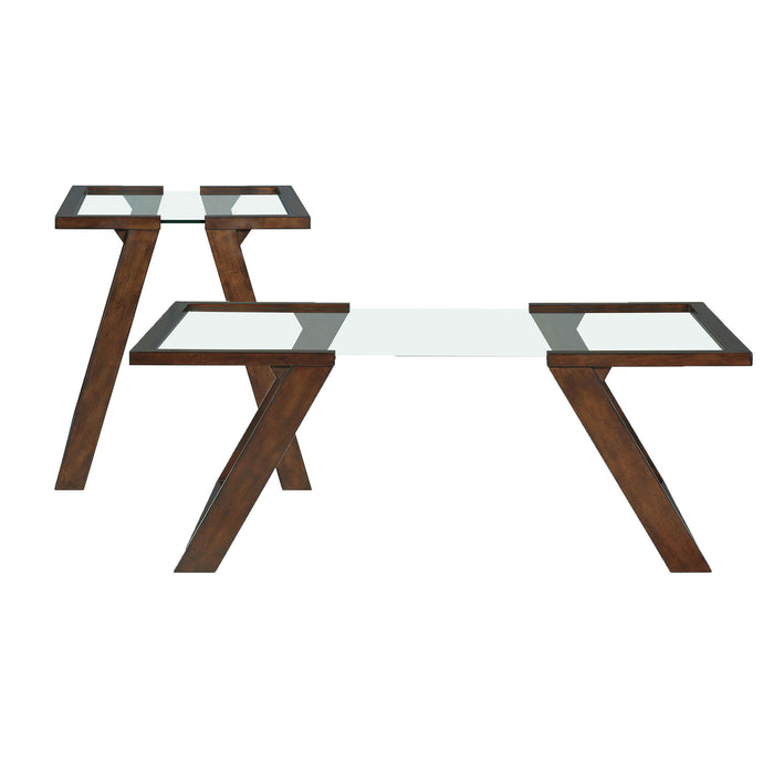 Kieran - 2 Piece Occasional Table Set-Coffee Table & End Table - Dark Espresso