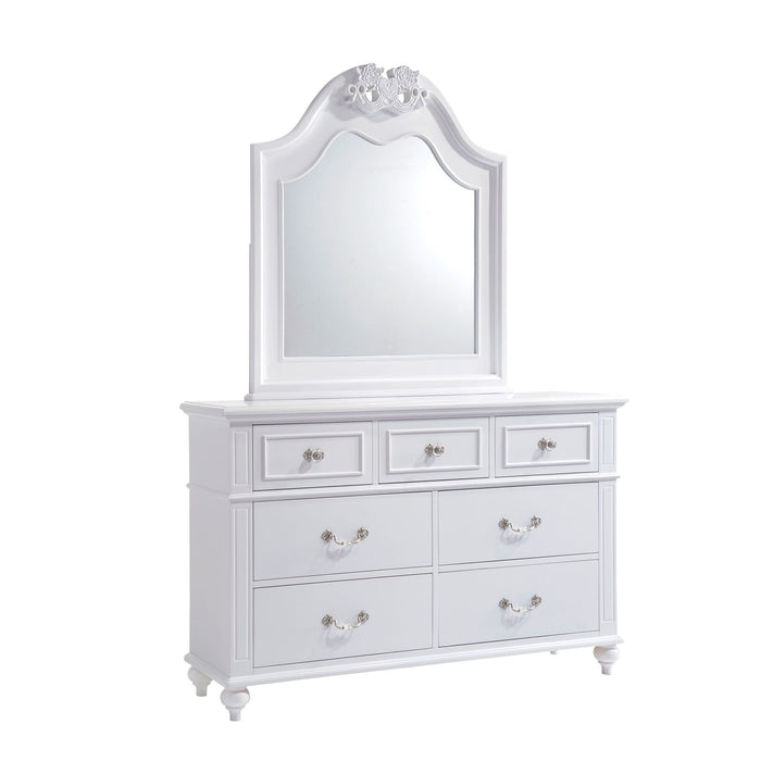 Alana - Dresser & Mirror Set - White