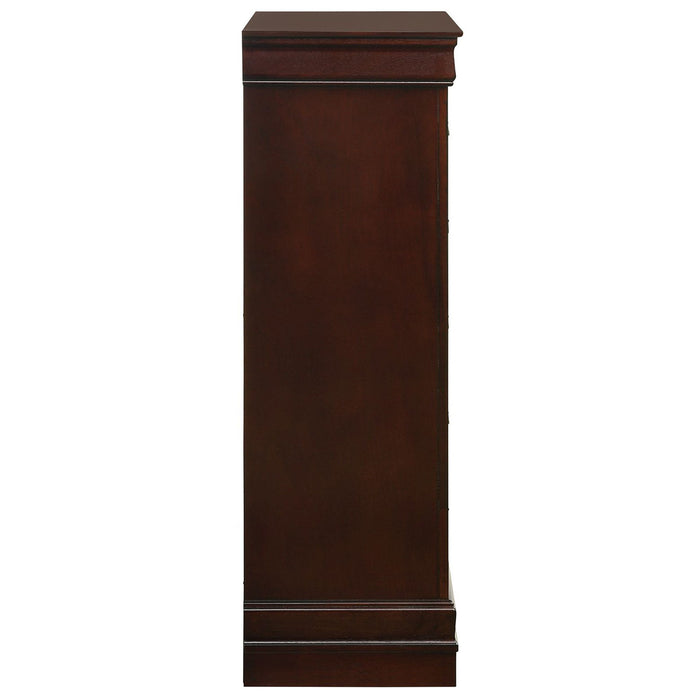 Louis Philippe - 5-Drawer Chest (Sturdy) - Cherry