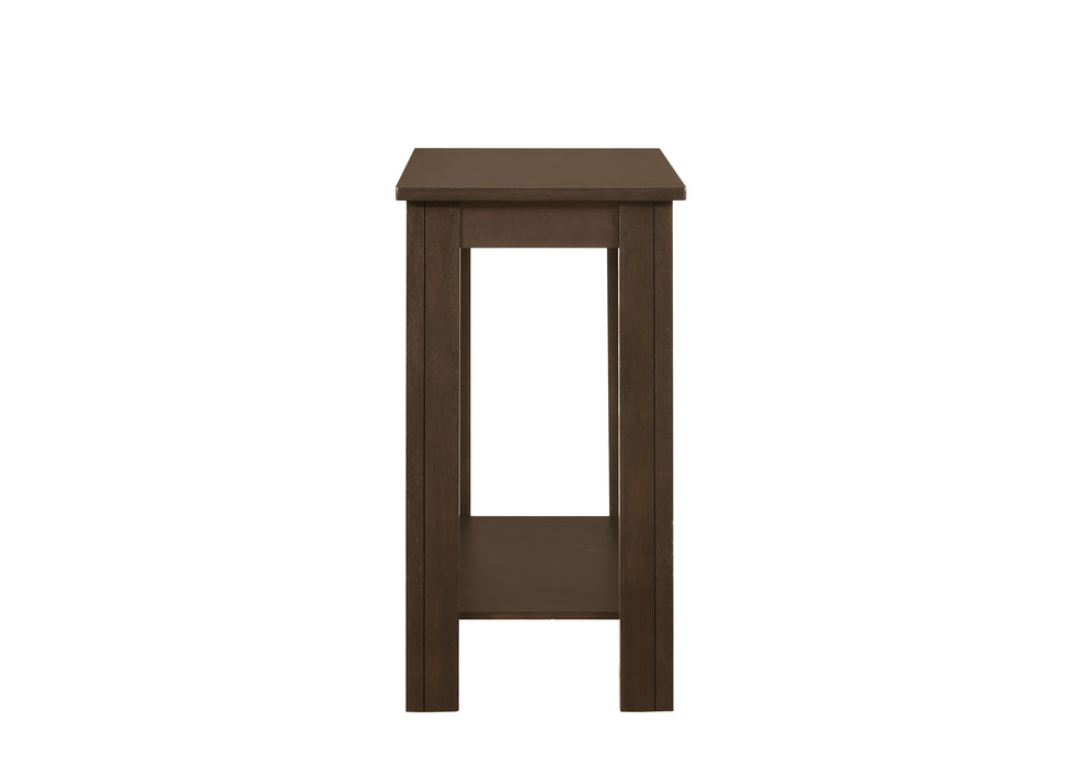 Pierce - Chairside Table - Wood - Black