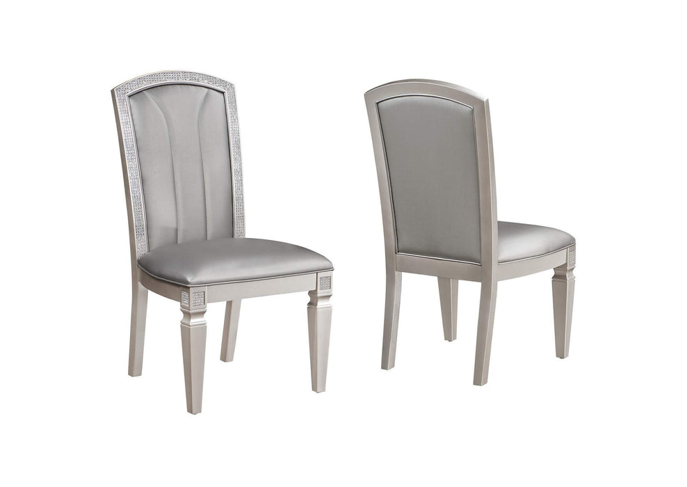 Klina - Side Chair (Set of 2) - Pearl Silver