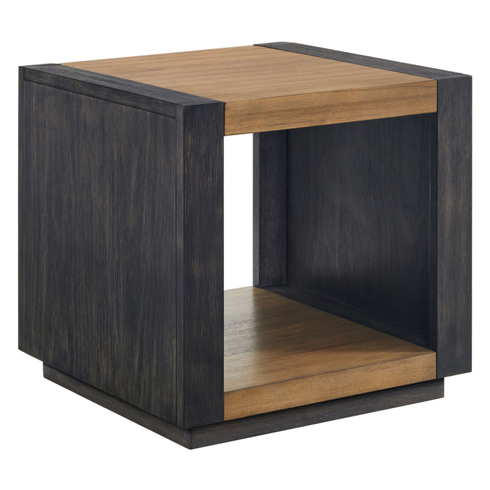 Breckenridge - 2 Piece Occasional Table Set (Coffee Table & End Table) - Light Oak / Black