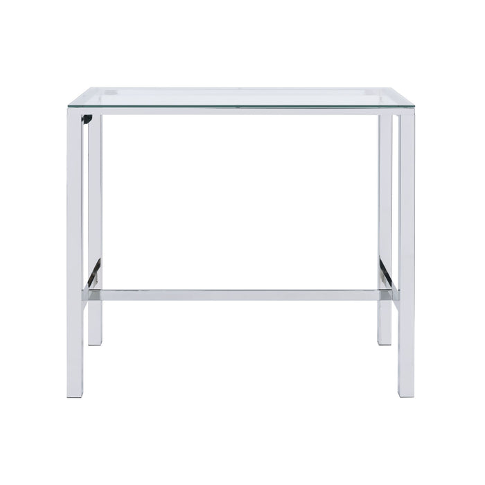 Lancy - Bar Table Single Pack (Table + Four Stools) - White