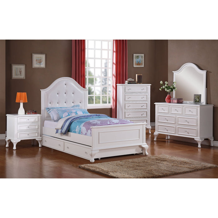 Jesse - 4 Piece Full Panel With Trundle Bedroom Set