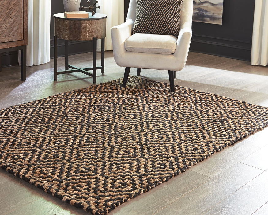 Broox - Natural / Black - Medium Rug