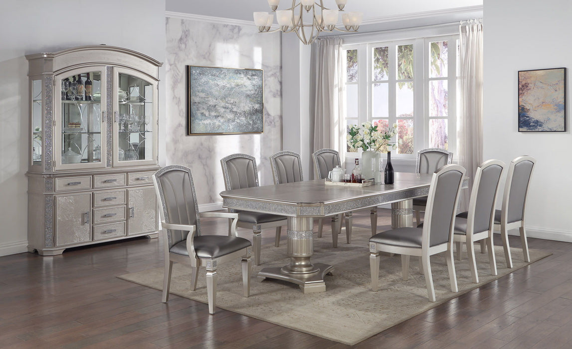 Klina - Dining Table - Pearl Silver