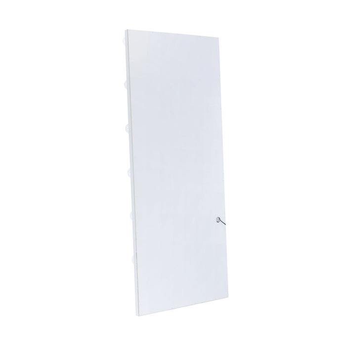Lindy - Floor Mirror with Lights - White