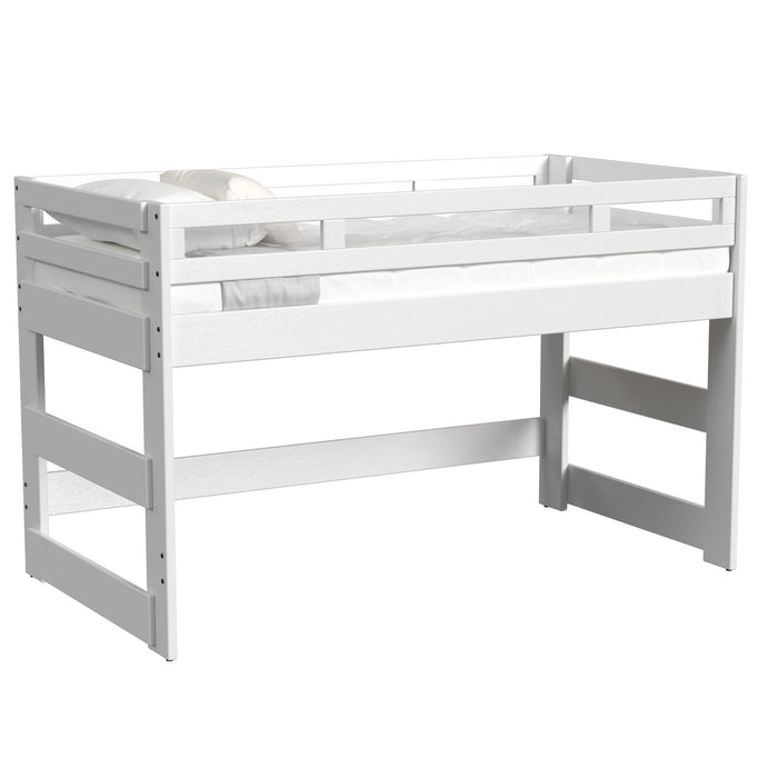 Cali Kids - Complete Twin Junior Loft Bed - White