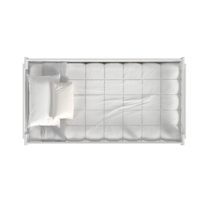 Cali Kids - Complete Twin Junior Loft Bed - White